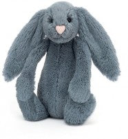 BASHFUL BUNNY DUSKY BLUE LITTLE 18CM - Jellycat