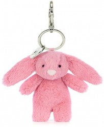 BASHFUL BUNNY PINK BAG CHARM 15CM - Jellycat