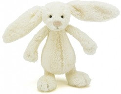 BASHFUL BUNNY CREAM 18CM - Jellycat