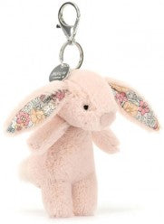 BLOSSOM BUNNY BLUSH BAG CHARM 17CM - Jellycat