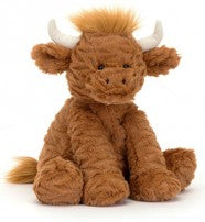 FUDDLEWUDDLE HIGHLAND COW MEDIUM 23CM - Jellycat