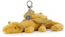 GOLDEN DRAGON BAG CHARM 22CM - Jellycat