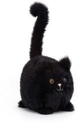 KITTEN CABOODLE BLACK 10CM - Jellycat