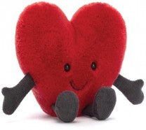 AMUSEABLE RED HEART LITTLE (HANDS) 11CM - Jellycat