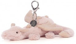 ROSE DRAGON BAG CHARM 22CM - Jellycat
