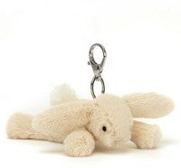 SMUDGE RABBIT BAG CHARM 16CM - Jellycat