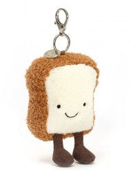 AMUSEABLE TOAST BAG CHARM 19CM - Jellycat