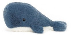 WAVELLY WHALE BLUE 15CM - Jellycat