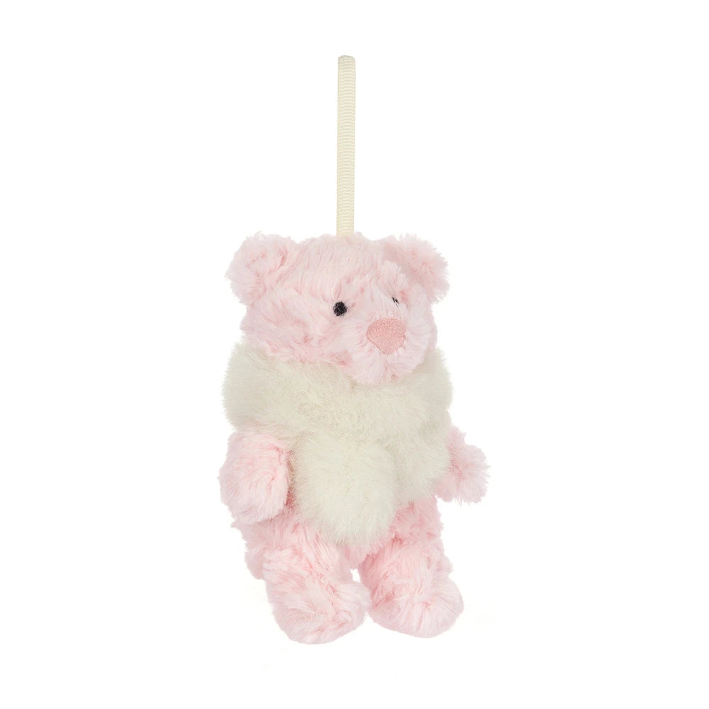 LEOLA BEAR WINTER WARMER DECORATION 10CM - Jellycat