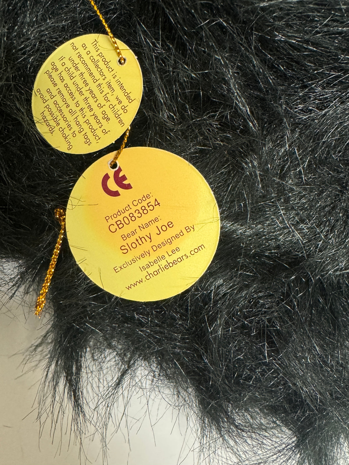 PRE-LOVED: SLOTHY JOE 16" - Charlie Bears