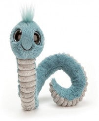 WIGGLY WORM BLUE 16CM - Jellycat