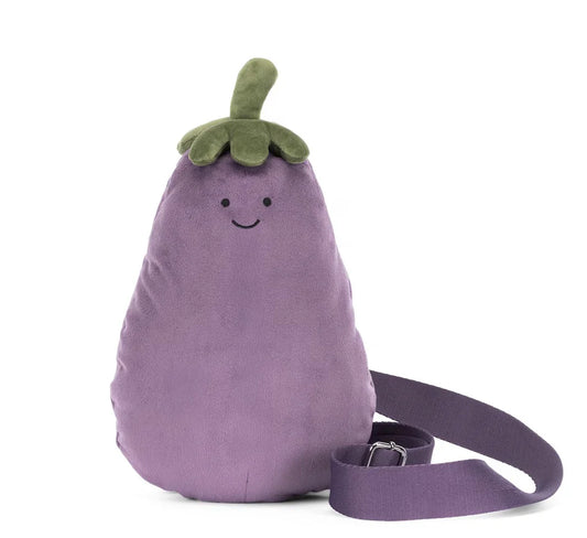 AMUSEABLES AUBERGINE BUM BAG 27CM - Jellycat
