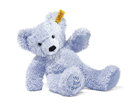 my first steiff bear blue