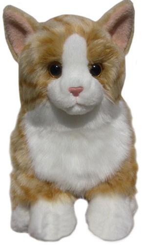 large ginger cat soft toy
