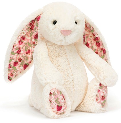 Jellycat Bunnies - BLOSSOM CREAM BUNNY 'BERRY' ORIGINAL 31CM