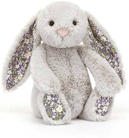 Jellycat Bunnies - BLOSSOM SILVER BUNNY 'BLOOM' ORIGINAL 31CM