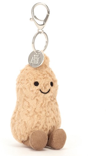 Jellycat Bag Charms - AMUSEABLE PEANUT BAG CHARM 18CM