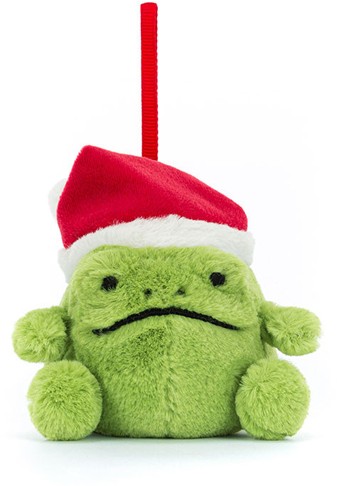 Jellycat Christmas - RICKY RAIN FROG DECORATION 8CM