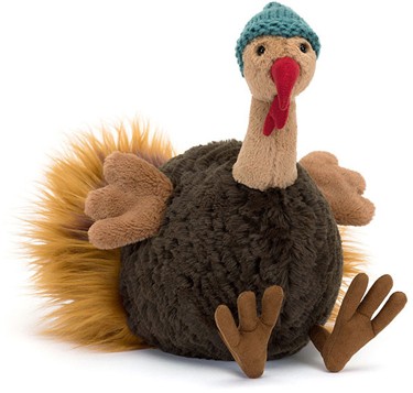 Jellycat Christmas - THEO TURKEY 29CM