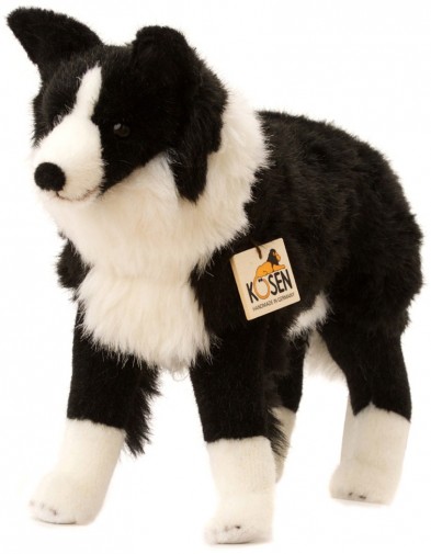 large border collie soft toy