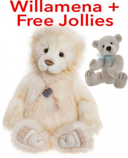 Corfe Bears > Charlie Bears > WILLAMENA + FREE £25 GIFT!