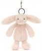 BASHFUL BLUSH BUNNY BAG CHARM 18CM