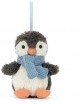 PEANUT PENGUIN DECORATION 10CM